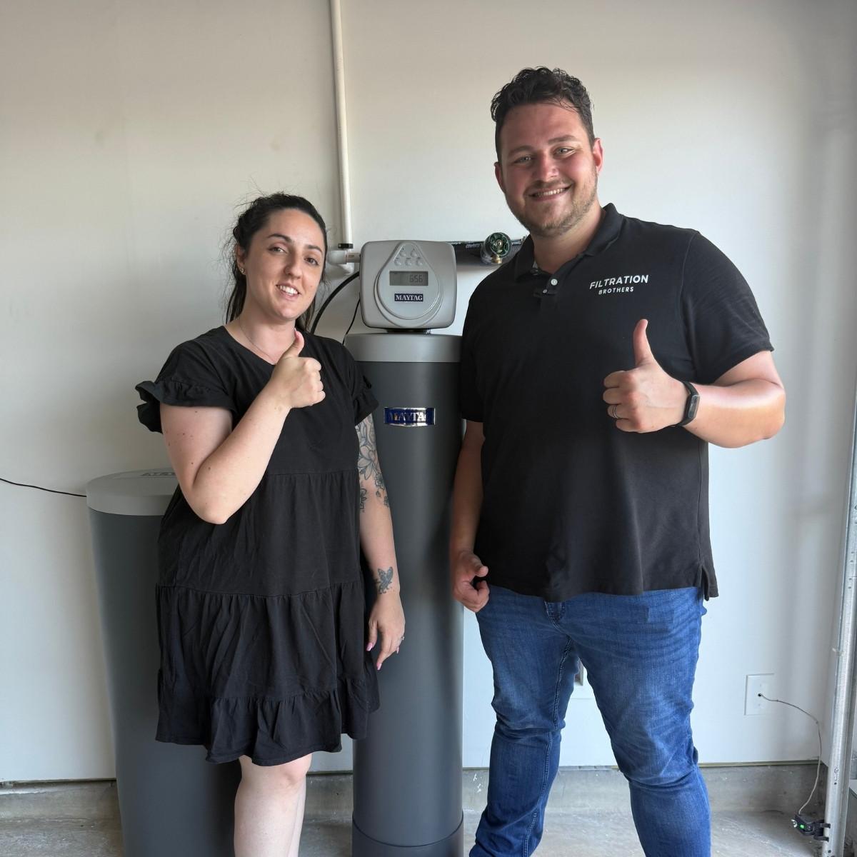Professional whole-home water treatment system installation in Sugar Land, TX