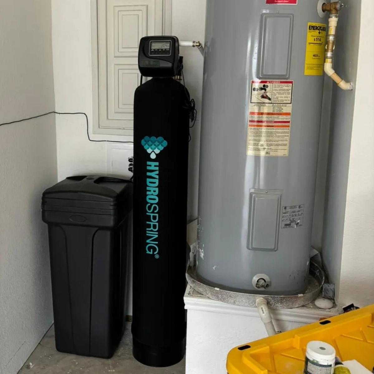 Water softener installation in Humble