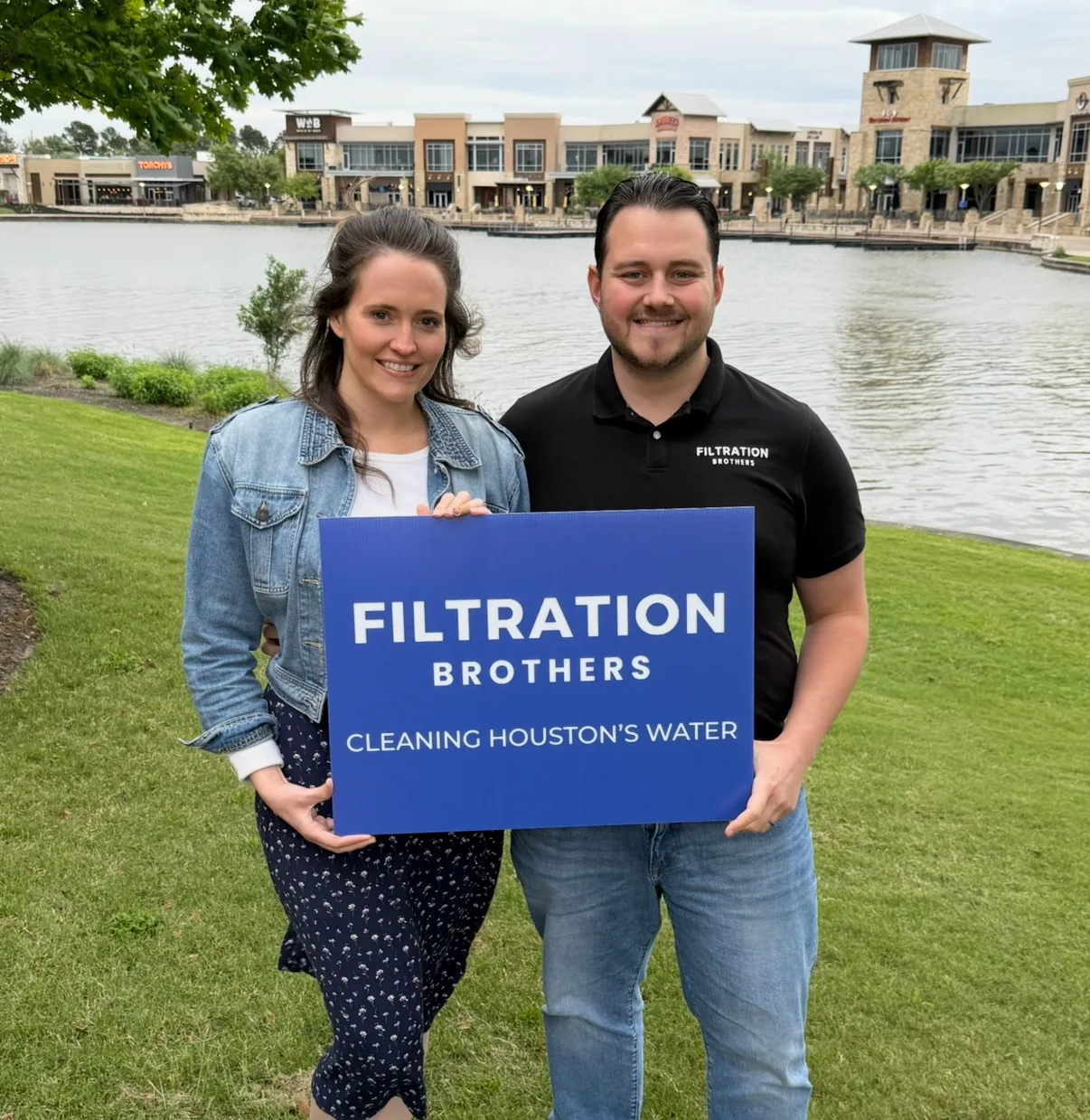 Quenton and Andie, the founders of Filtration Brothers